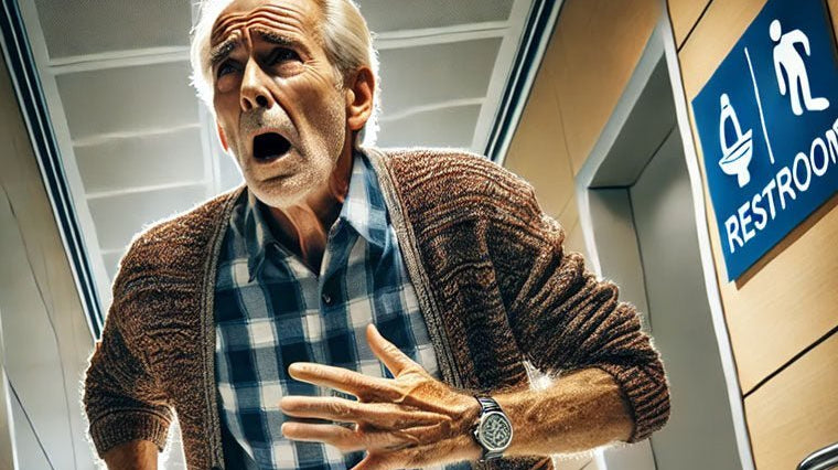 Mixed Urinary Incontinence & Dermatological Issues in Male Patients - QuickChange Incontinence Wrap - UK