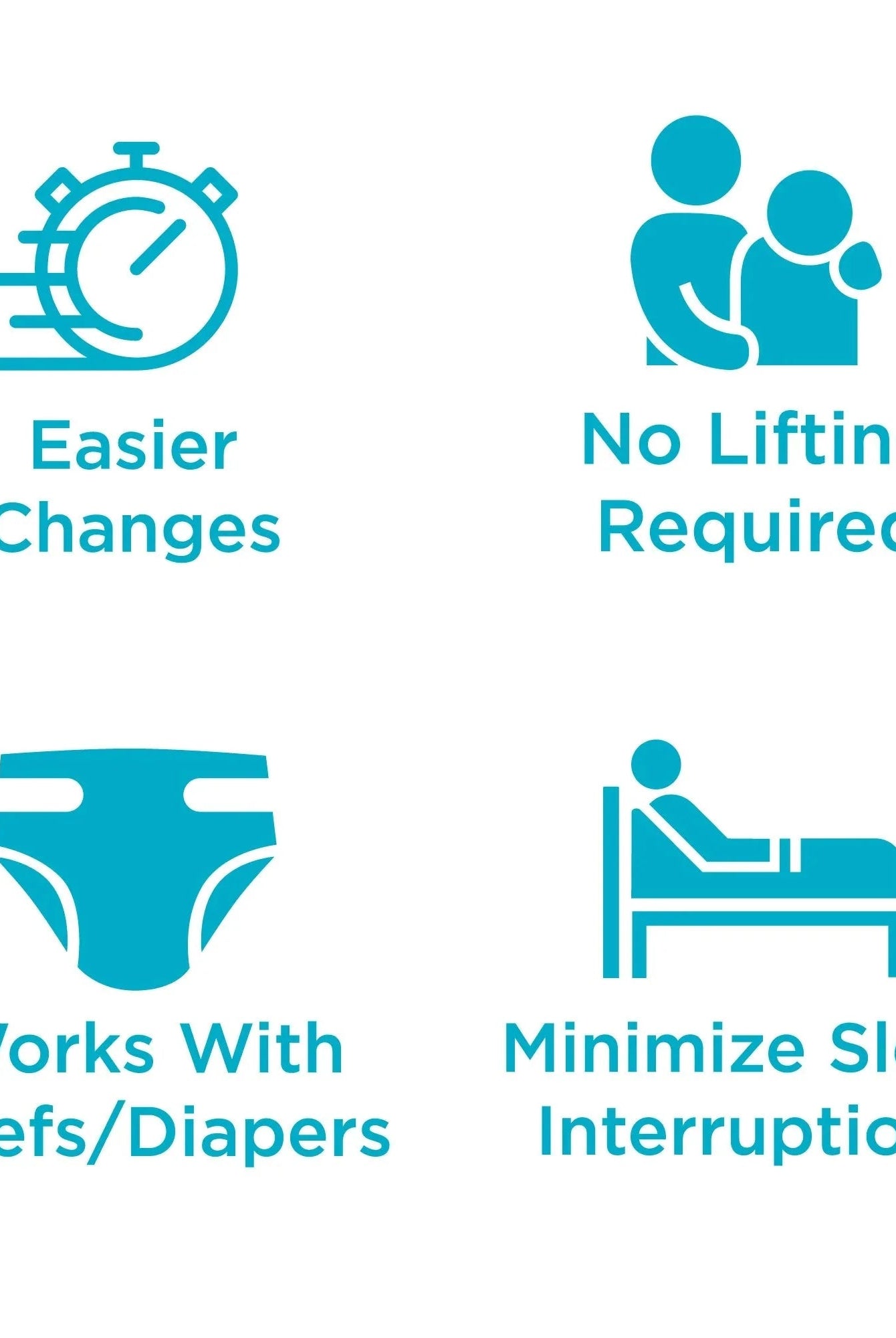 QuickChange Men's Incontinence Wrap | Maximum Absorbency | One - Size | 35 Count - QuickChange Incontinence Wrap - UK