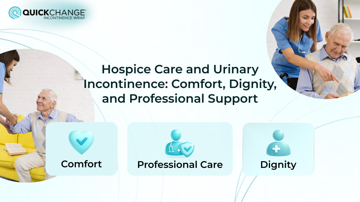Hospice care approach to managing urinary incontinence with dignity and comfort in UK end-of-life care settings